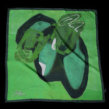 True Green Tropical Objects Scarf