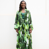 Green Vineyard Fields Raglan Duster