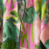 Pink Seashells Silk Cardigan