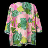 Pink Seashells Silk Cardigan