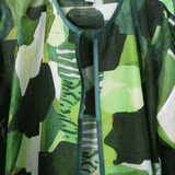 Green Vineyard Fields Silk Cardigan