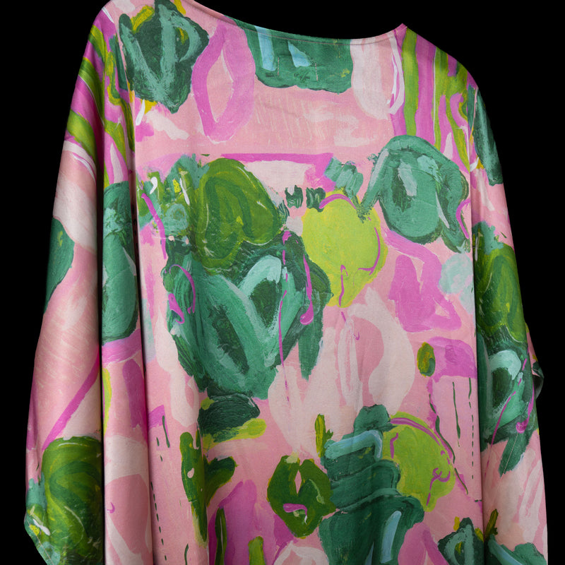 Pink Seashell Dolman Sleeve Dress