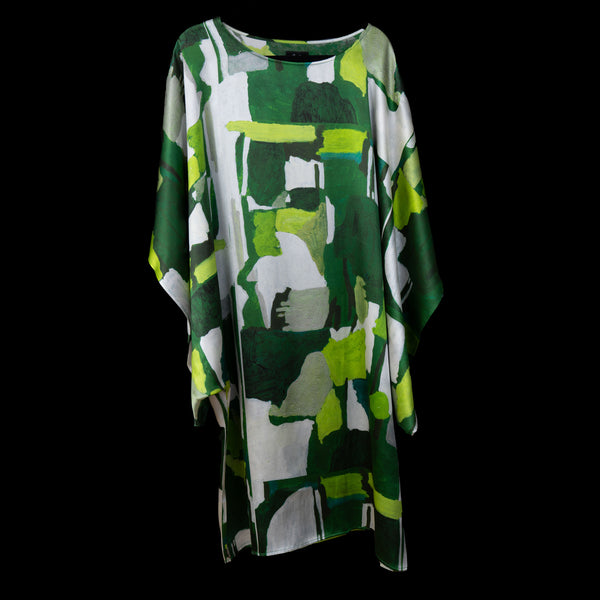 EA Green Silver Dolman Sleeve Dress