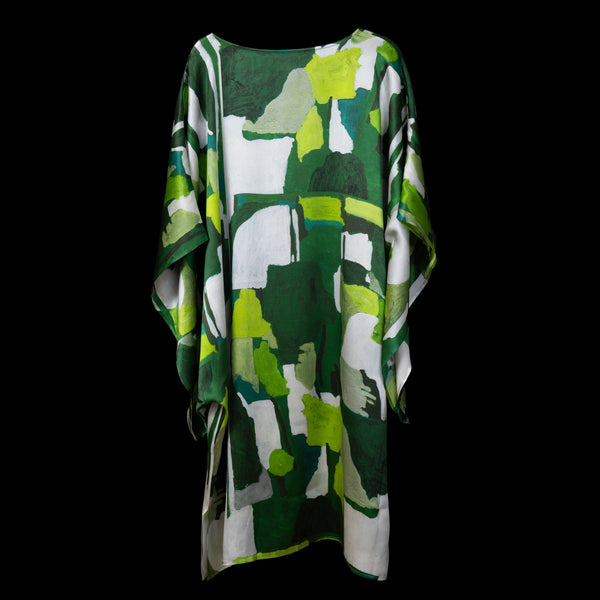 EA Green Silver Dolman Sleeve Dress