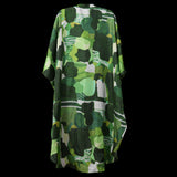 Green Vineyard Fields Batwing High Low Tunic