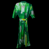 Pre-Order Green Gold Abstract II Shirt Dress