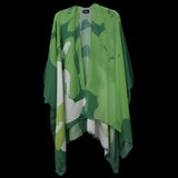 Dark Green Organic II Cape Kimono