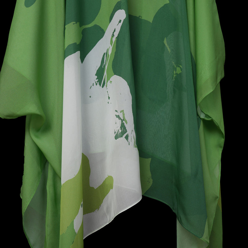 Two Greens Organic II Cape Kimono