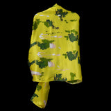 Yellow Green Wall Splash Wrap Scarf