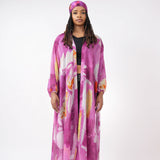 Purple Orange Abstract II Raglan Duster