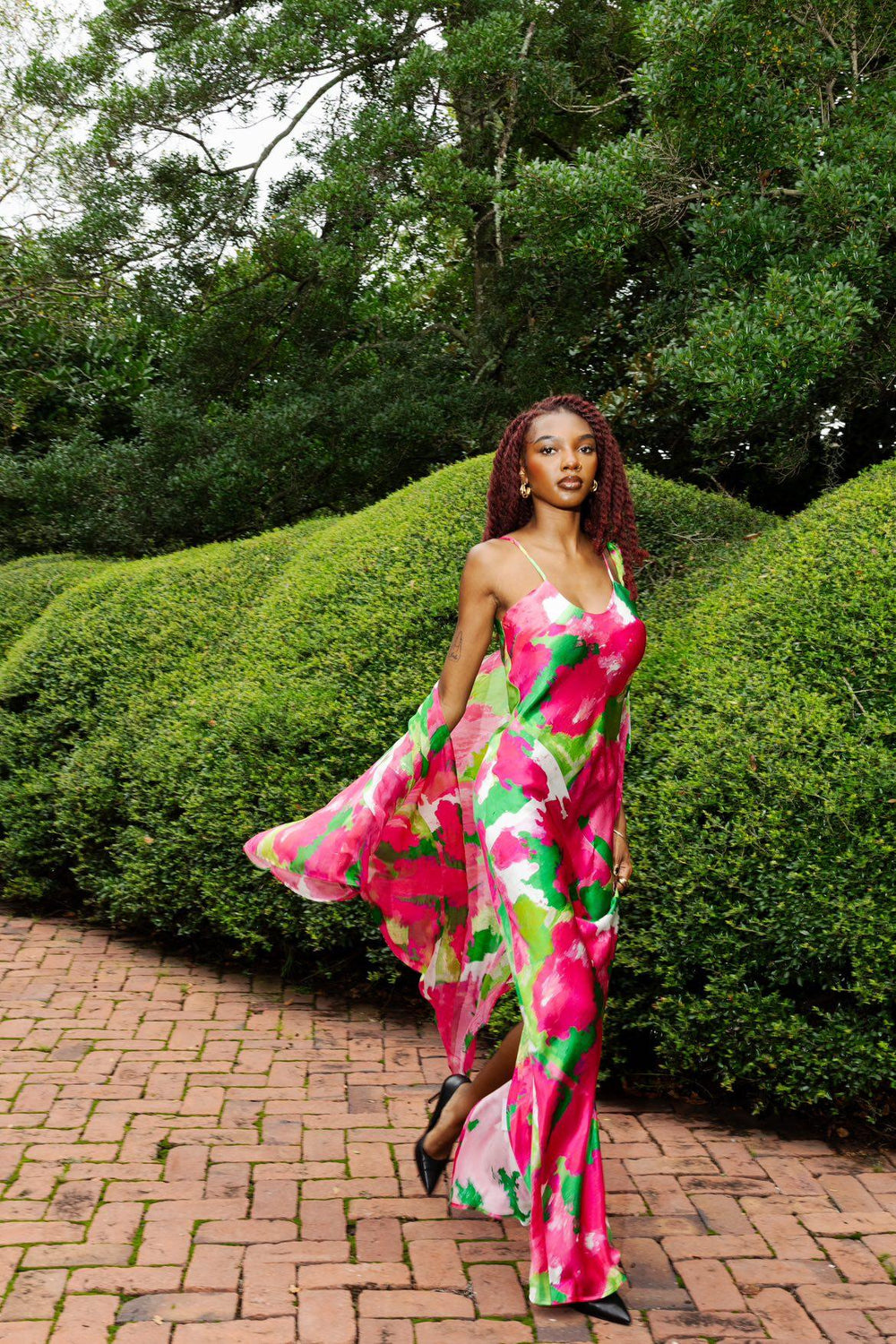 green pink dress Feeling Your Best & Heart Dress, Medium - The Mint Julep Boutique A layered tulle skirt Maeve Dress