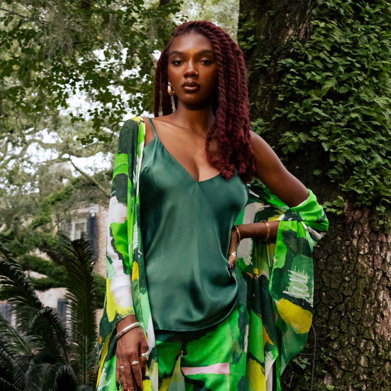 Dark Green Cami Top X-Large Dark Green Cami Top X-Large