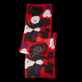 Red Tropical Oblong Scarf