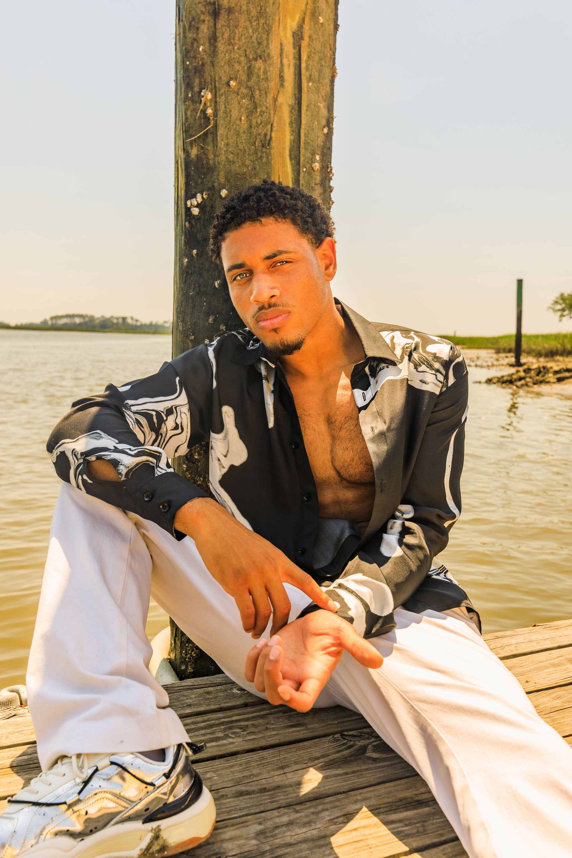 Black Marble Men's Shirt – Cedric Brown Collection