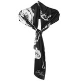 Black Marble Oblong Scarf