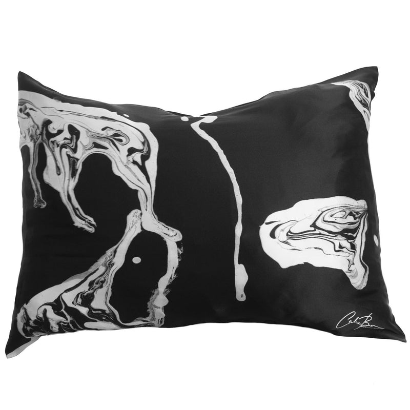 Black Marble 20x26 Pillowcase