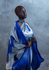 Blue Gray Organic Kimono